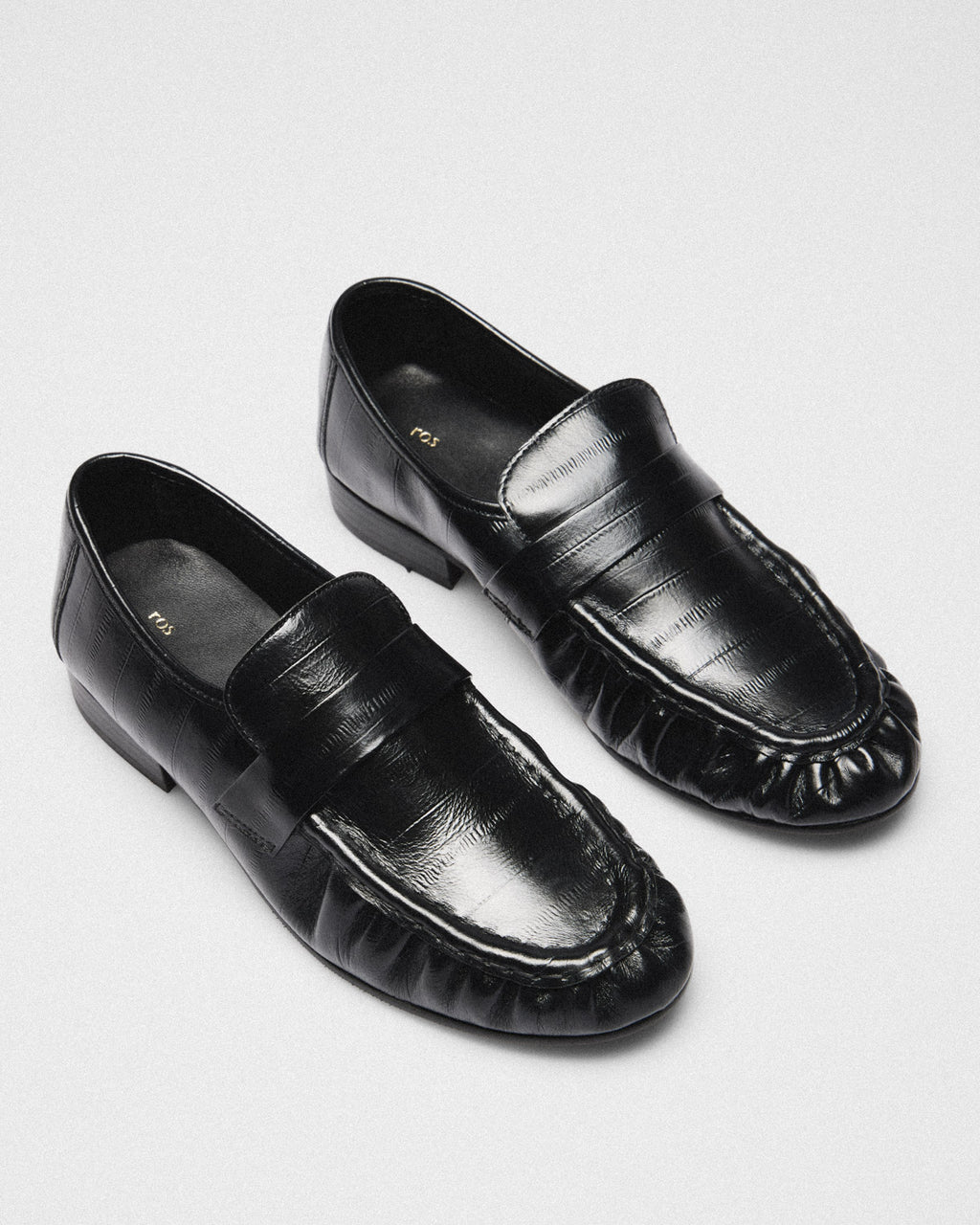 Elke Glazed Penny Loafer, black, pair