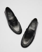 Etta Glazed Penny Loafer, black, pair