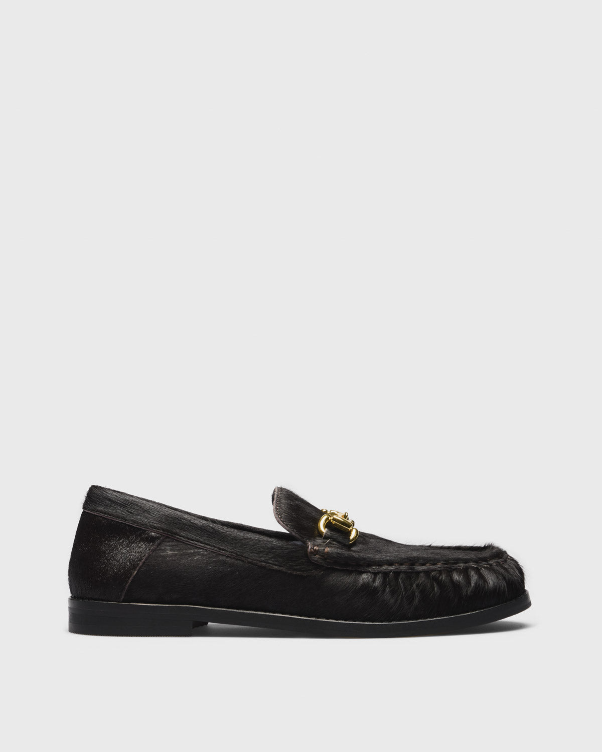 Febe Horsebit Loafer, brown, side profile