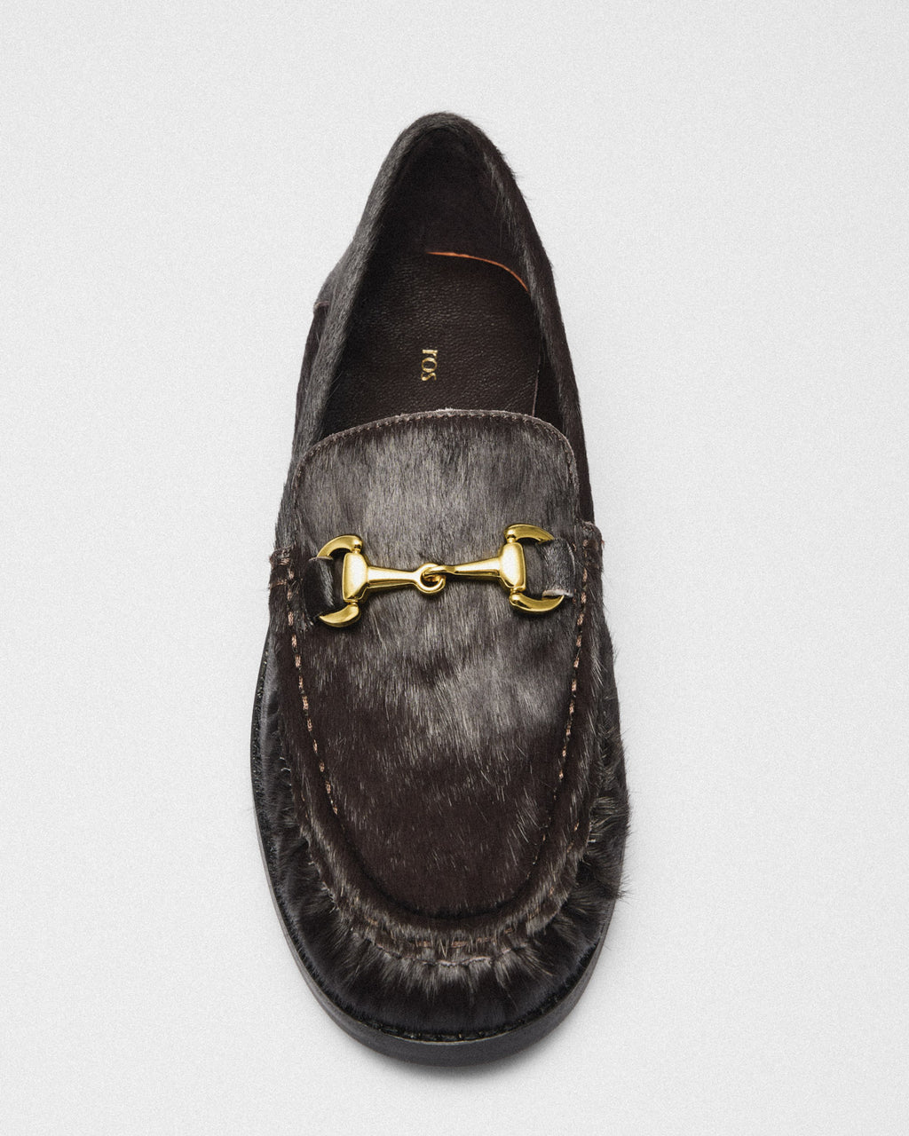 Febe Horsebit Loafer, brown, detail