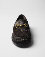 Febe Horsebit Loafer, brown, top view