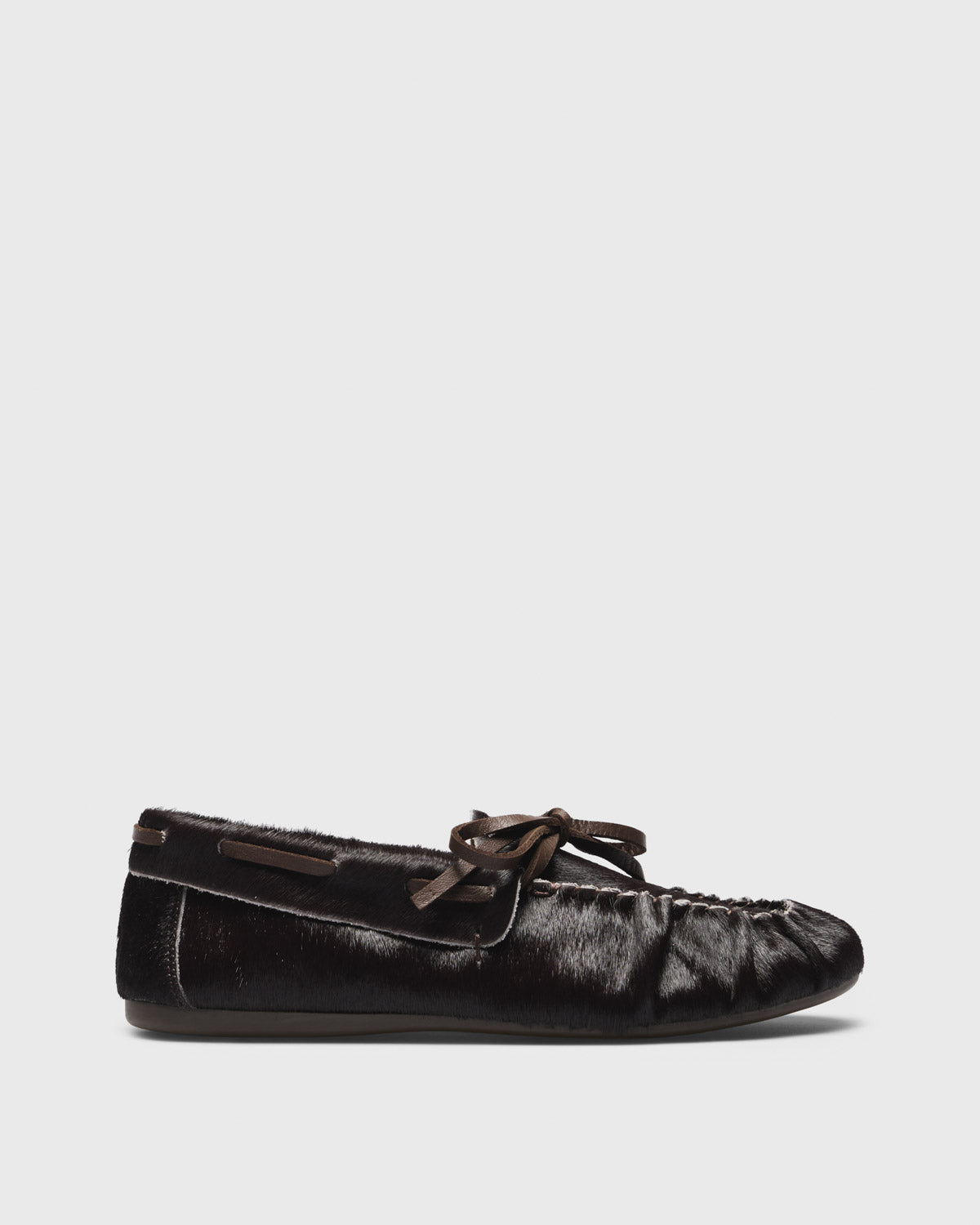 Kaia Moccasin, brown, side profile