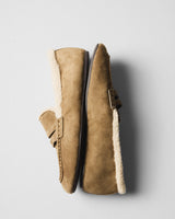 Lotte Teddy-Lined Loafer, camel, pair