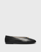 Selma Ballet Flat, black, side profile