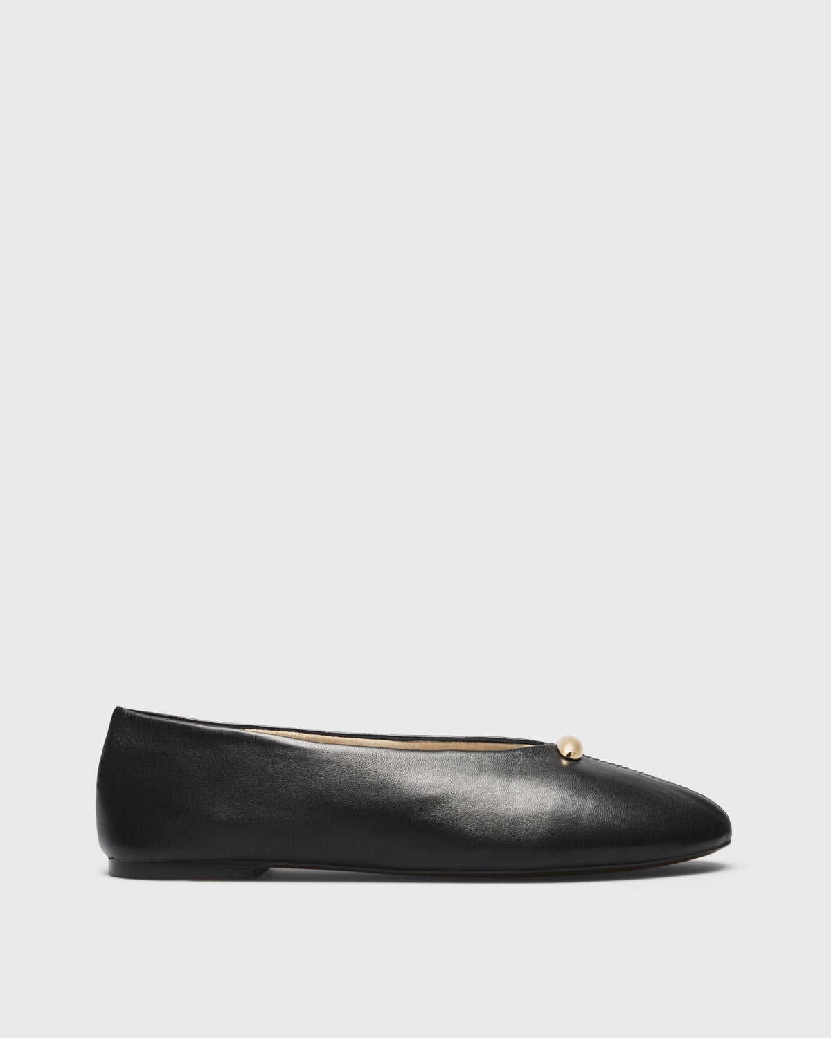 Selma Ballet Flat, black, side profile