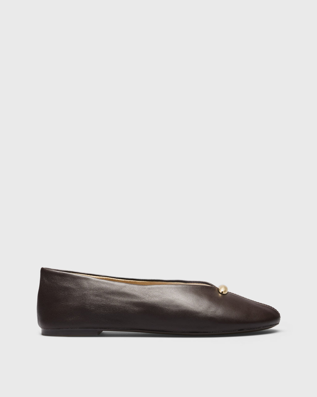 Sofi Ballet Flat, brown, side profile