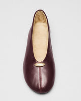 Stella Ballet Flat, burgundy, detail