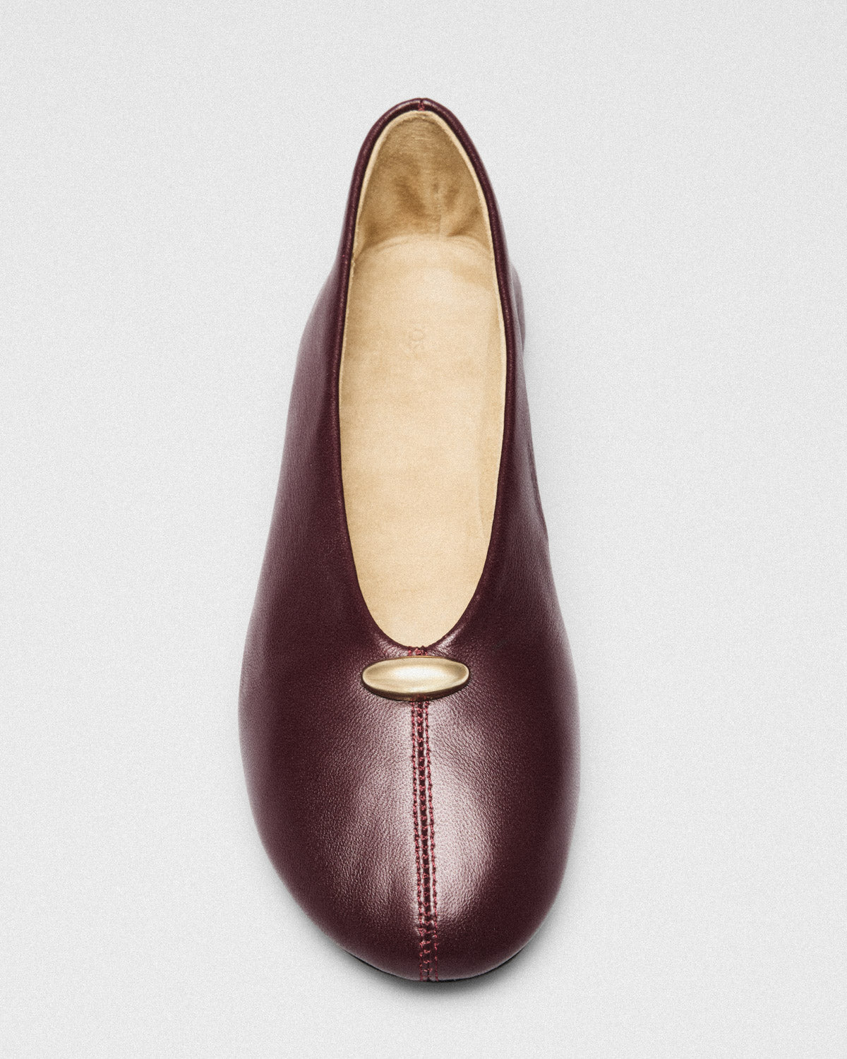 Stella Ballet Flat, burgundy, detail