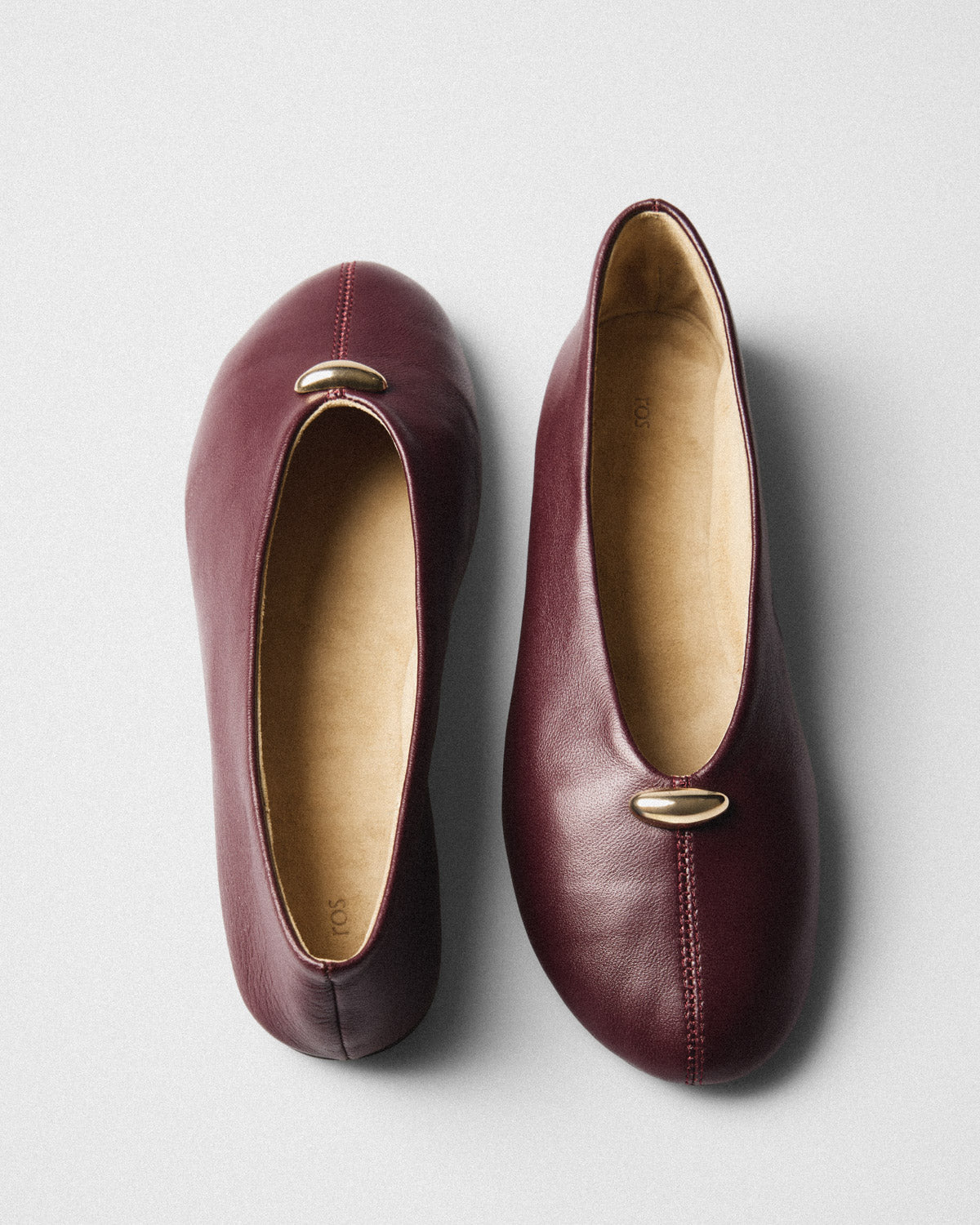 Stella Ballet Flat, burgundy, pair
