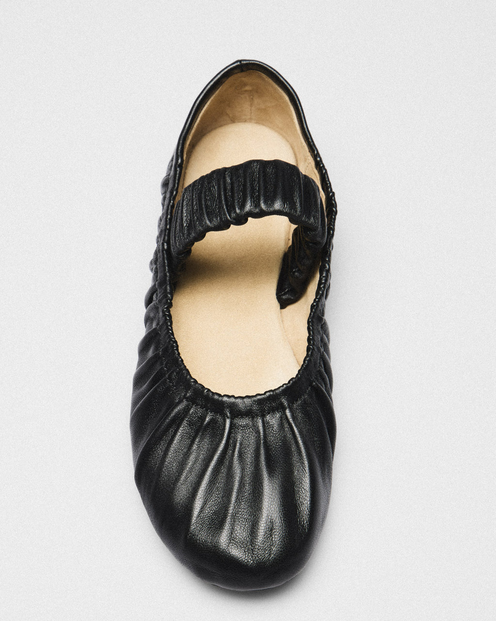 Tessa Ruched Mary-Jane, black, detail