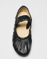 Tessa Ruched Mary-Jane, black, detail