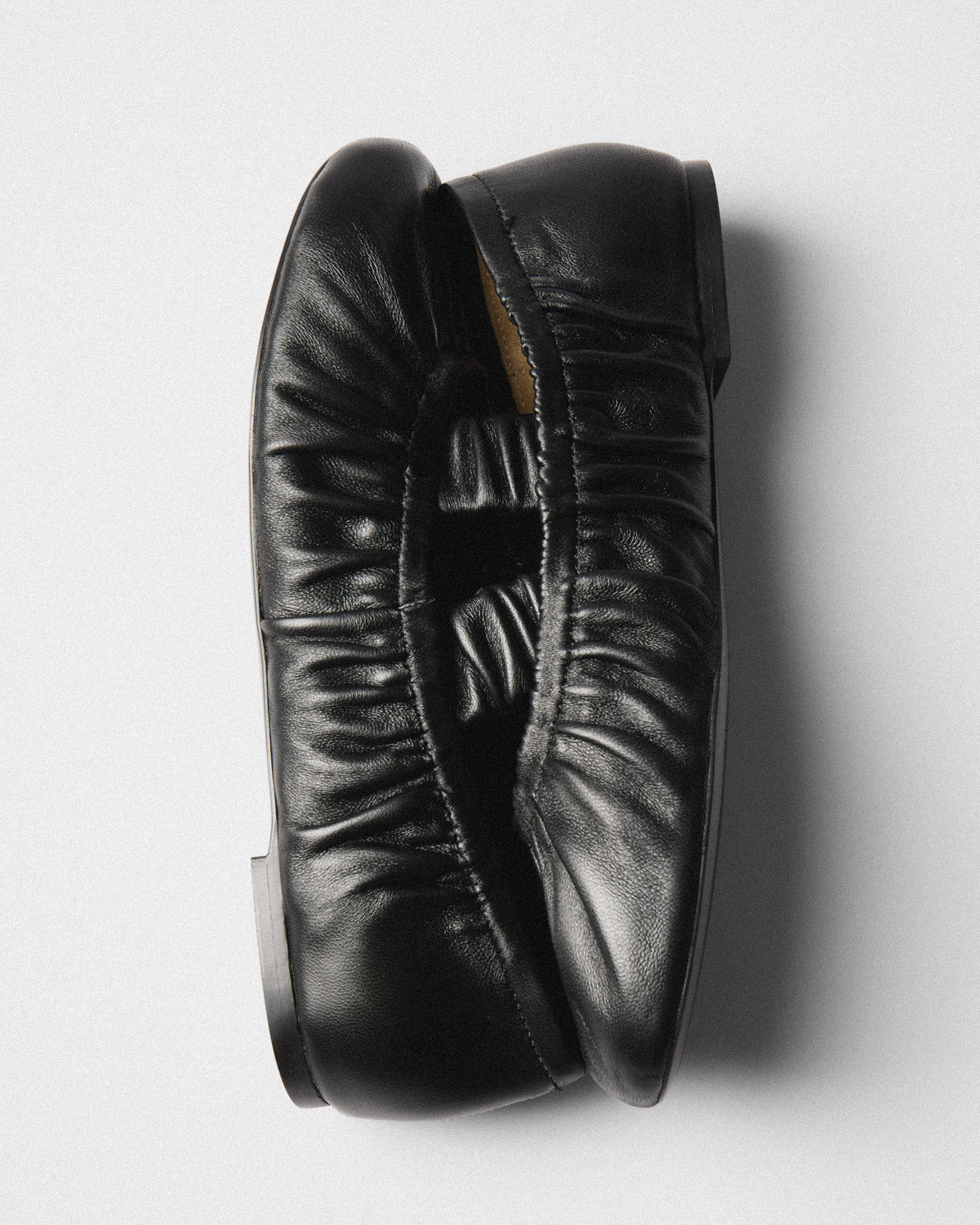 Tessa Ruched Mary-Jane, black, top view