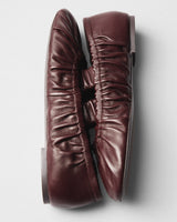 Thora Ruched Mary-Jane, burgundy, top view