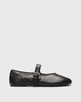 Ulla Leather Mary-Jane, black, side profile