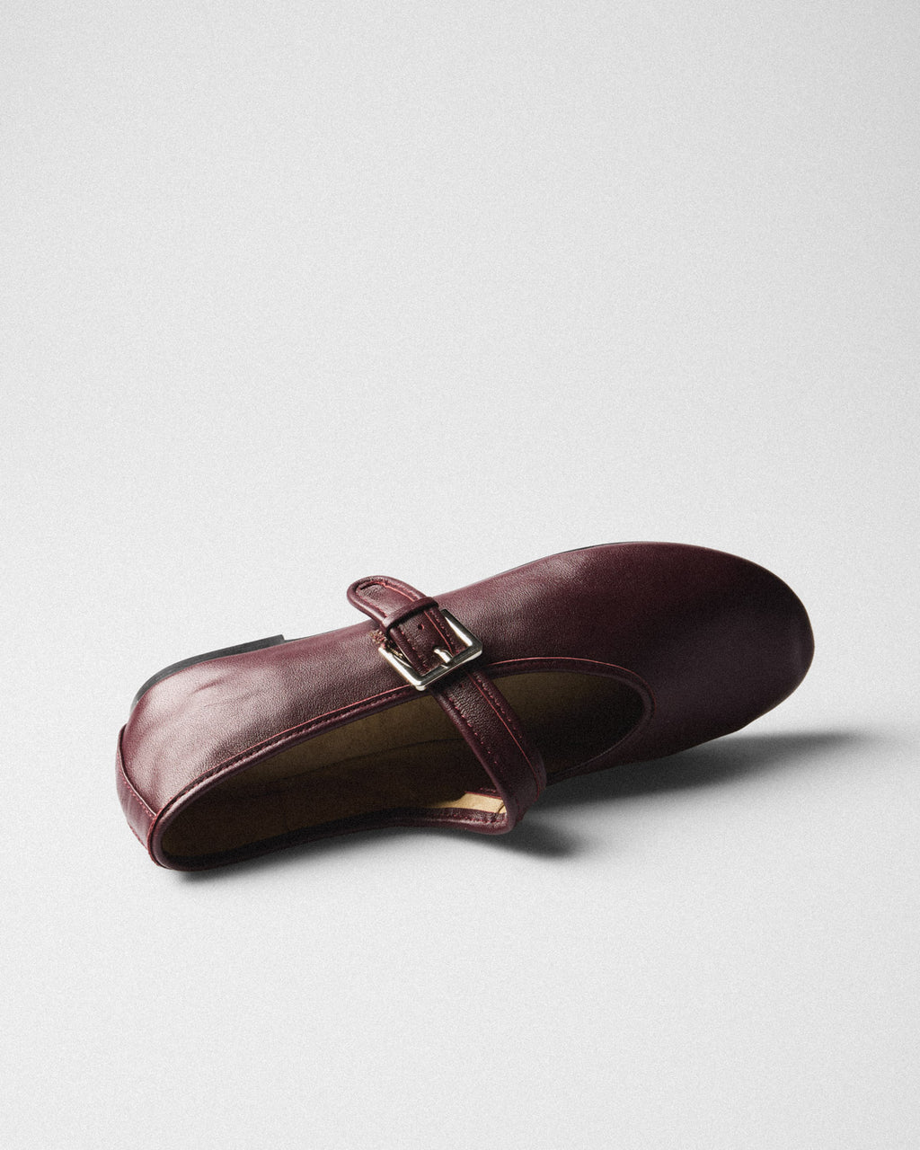 Una Leather Mary-Jane, burgundy, pair