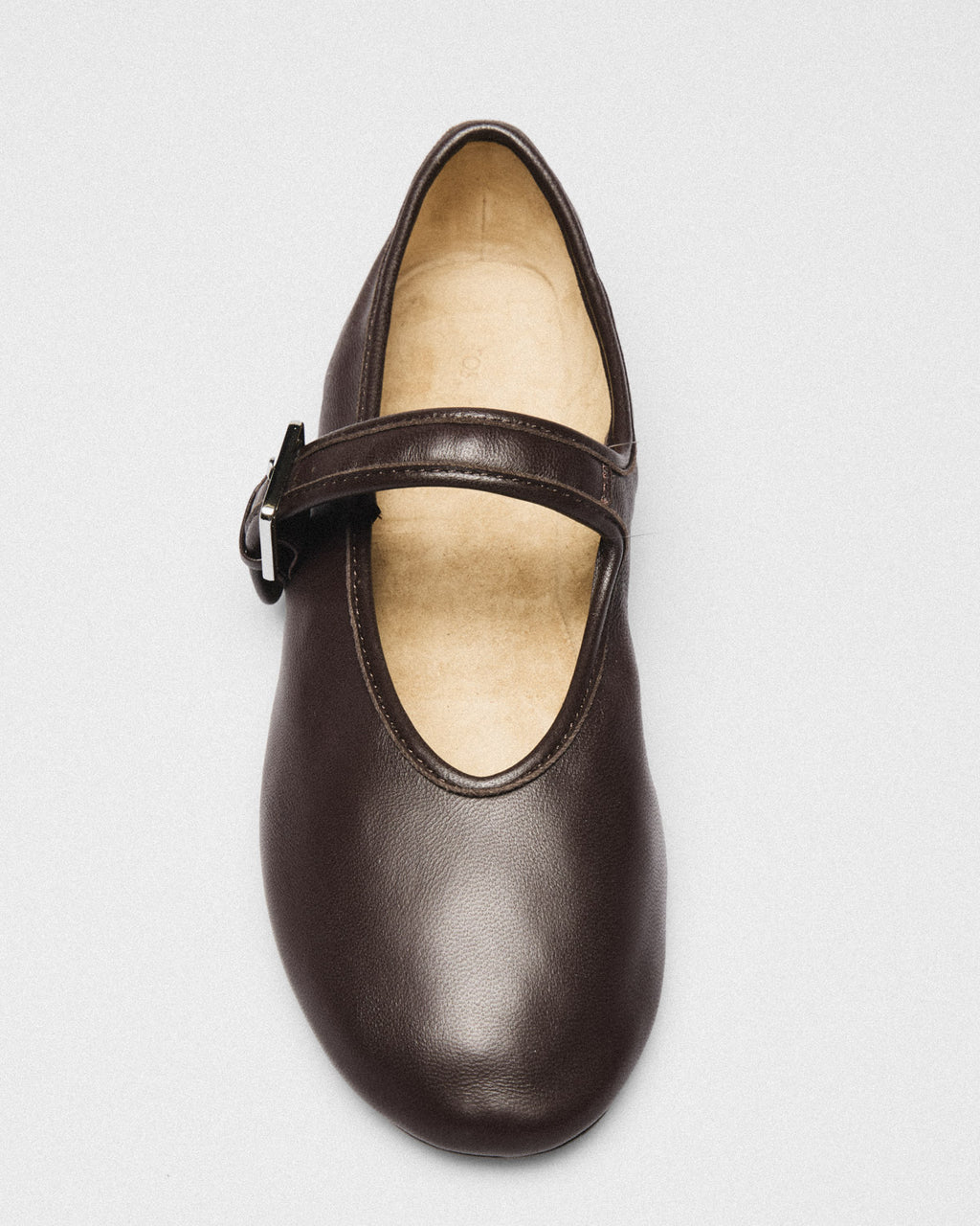 Vala Leather Mary-Jane, brown, detail
