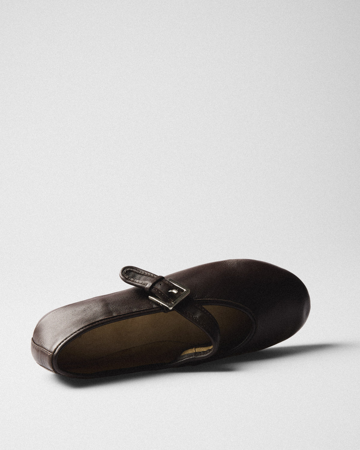 Vala Leather Mary-Jane, brown, top view