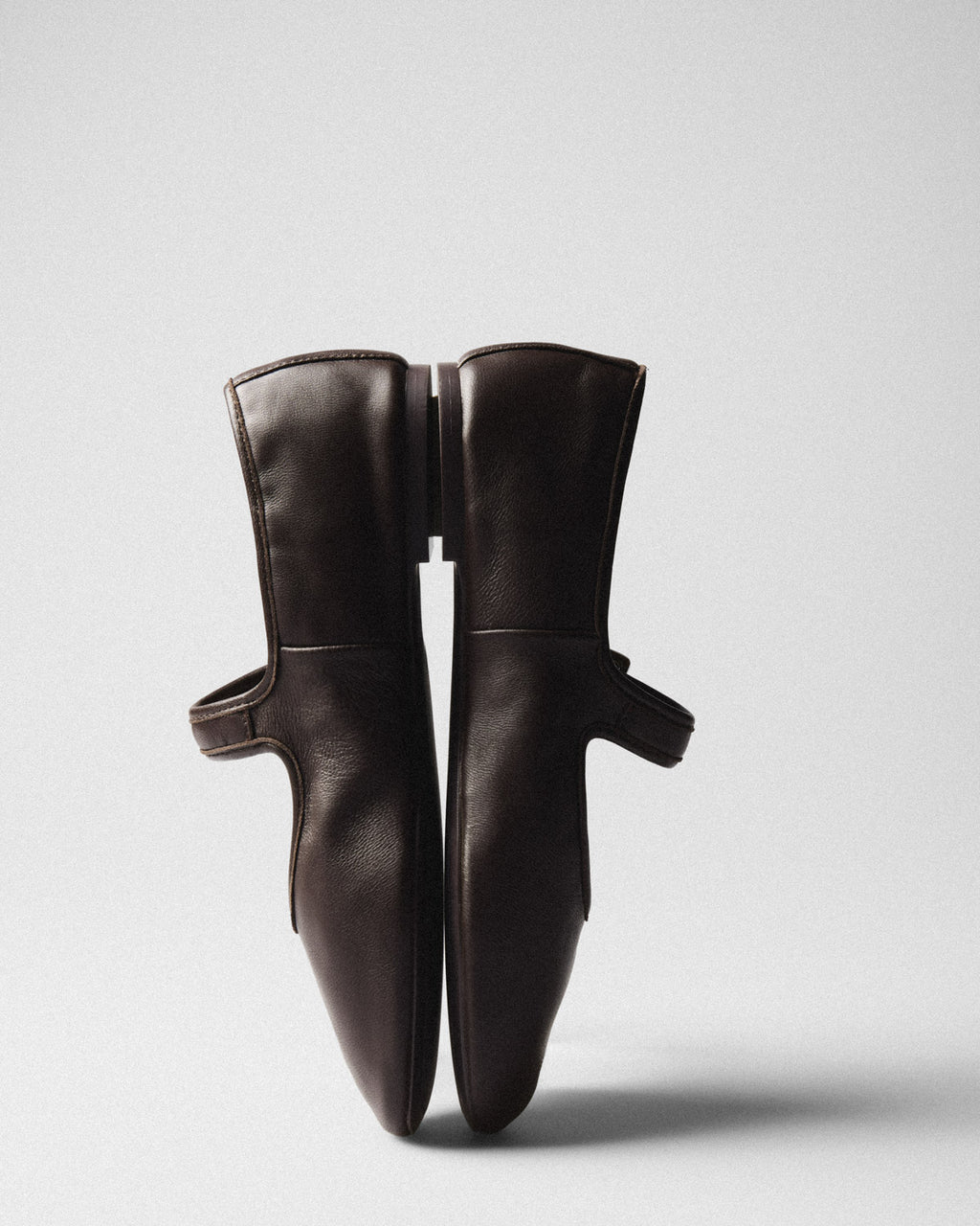 Vala Leather Mary-Jane, brown, pair