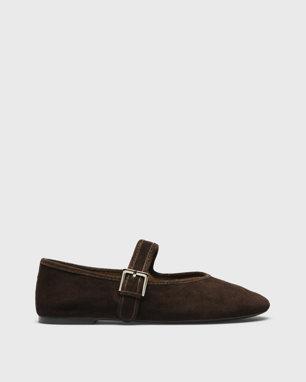 Vesna Suede Mary-Jane, brown, side profile