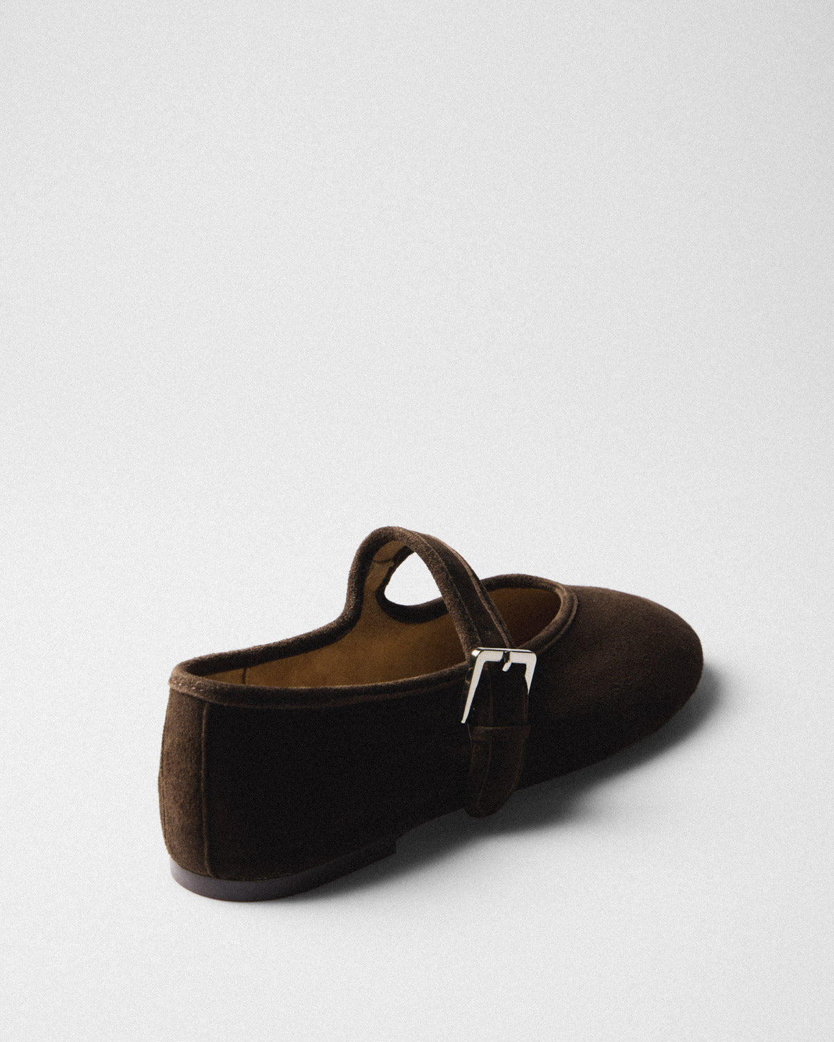 Vesna Suede Mary-Jane, brown, top view