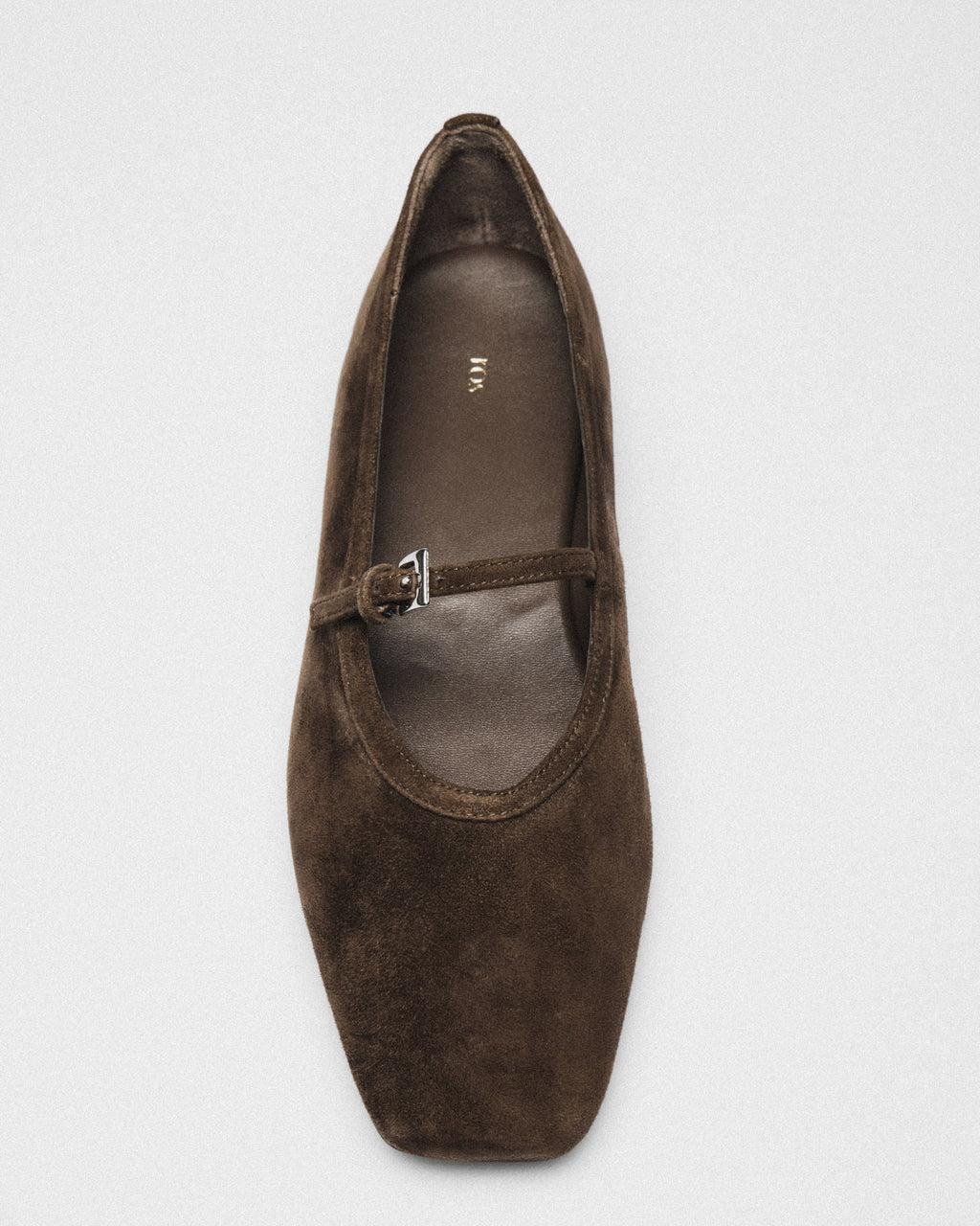 Yara Square-Toe Mary-Jane, brown, detail