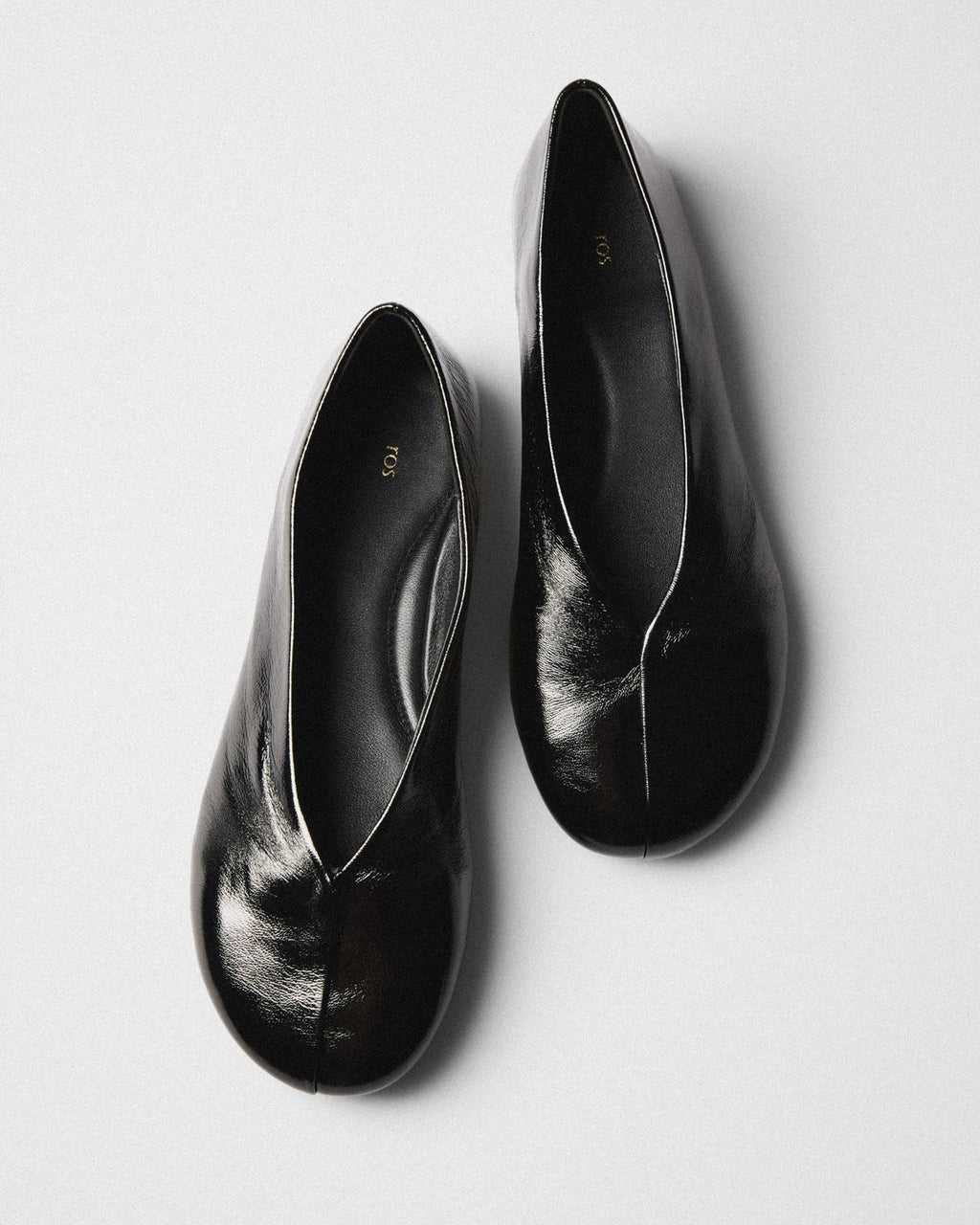 Zelda Patent Ballet Flat, black, pair
