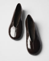 Aurea Patent Ballet Flat, brown, pair