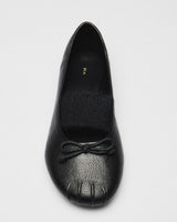 Carla Bow Ballet Flat, black, detail
