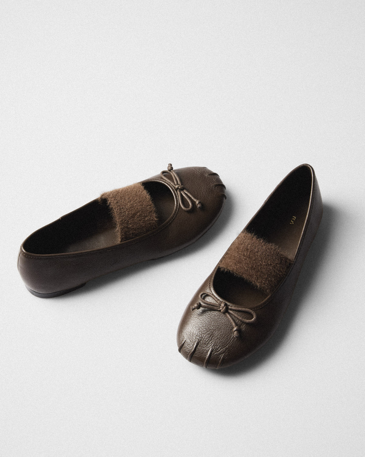 Dagny Bow Ballet Flat, brown, pair