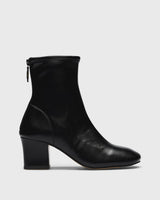 Helga Heeled Ankle Boot, black, side profile