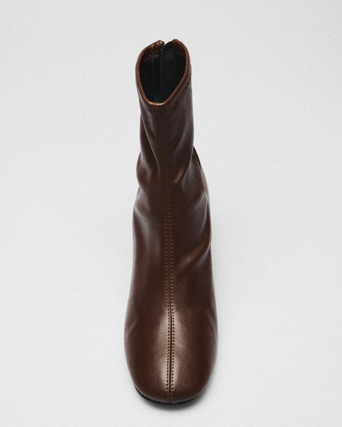 Irene Heeled Ankle Boot, cognac, detail
