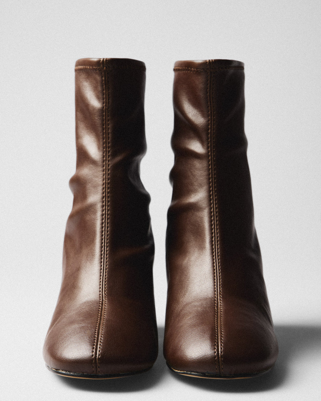 Irene Heeled Ankle Boot, cognac, pair