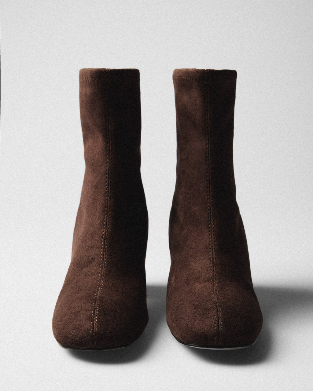 Karin Suede Ankle Boot, brown, pair