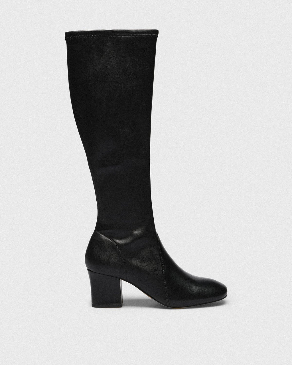 Marit Knee-High Boot, black, side profile
