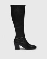 Marit Knee-High Boot, black, side profile
