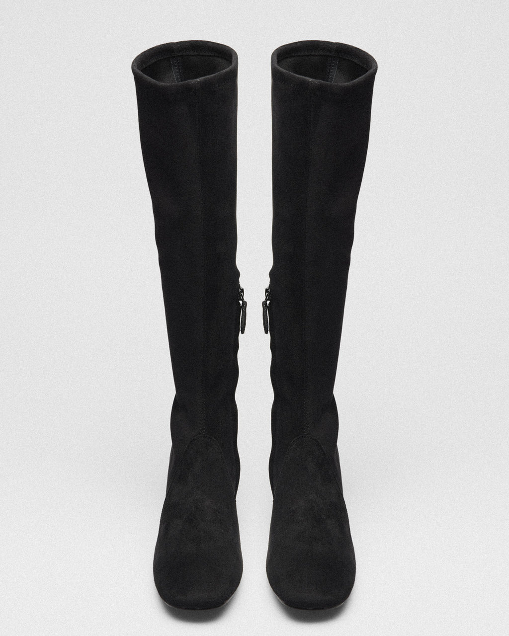 Petra Suede Knee-High Boot, black, detail