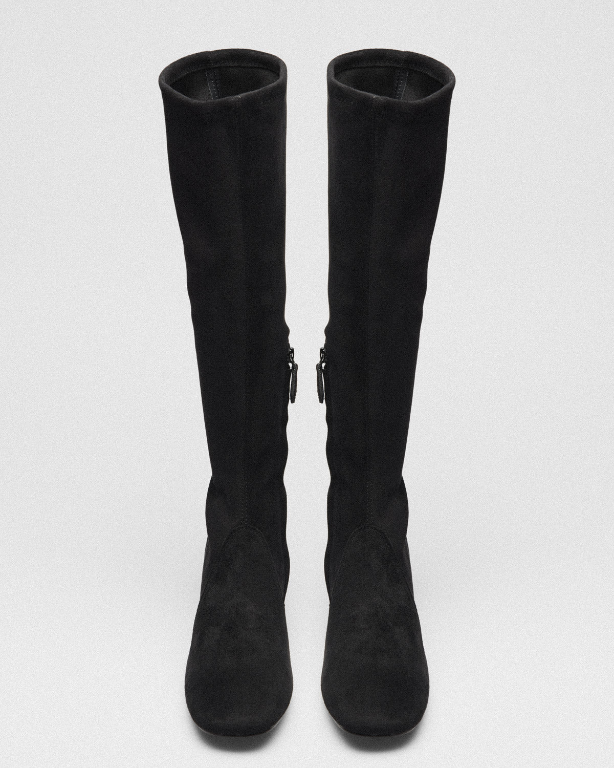 Petra Suede Knee-High Boot, black, detail
