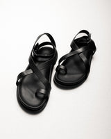 Signe Sandal — Top View, Sculpted Footbed