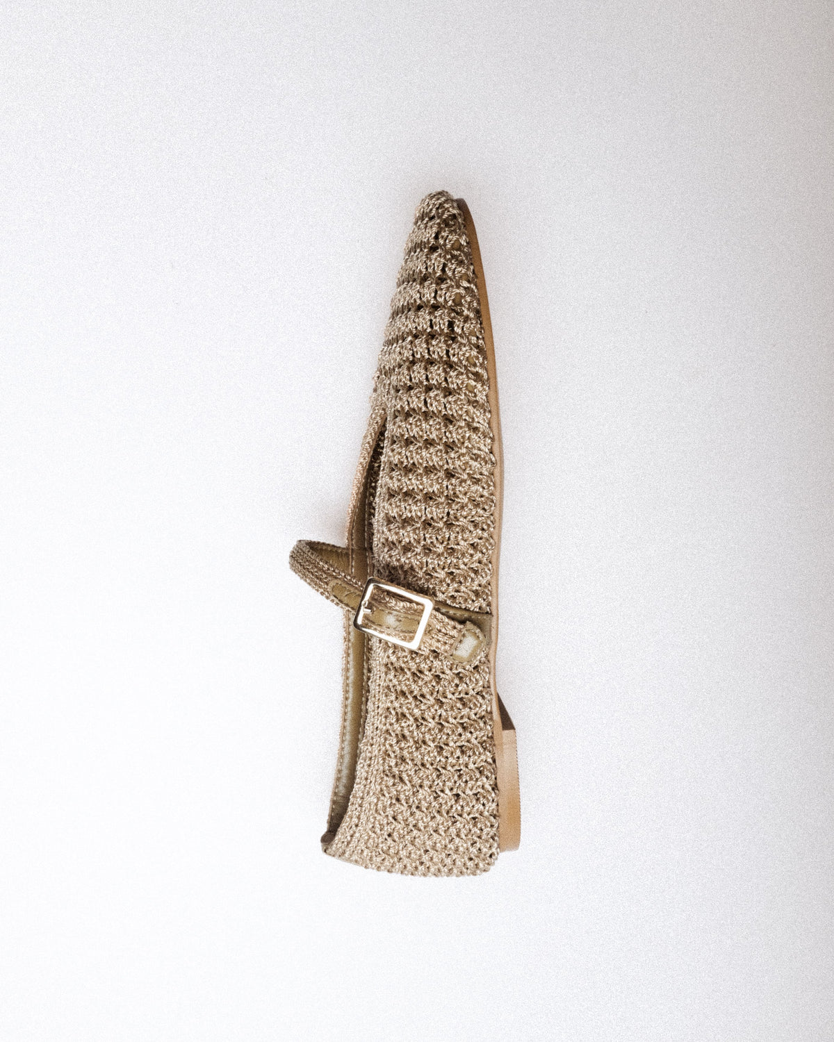 Lena Mary-Jane, Side Profile, Sand Raffia
