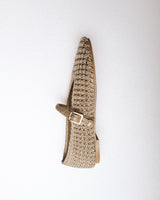 Lena Mary-Jane — Side Profile, Sand Raffia