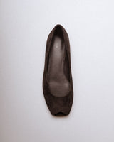 Silke Ballet Flat — Side Profile, Suede