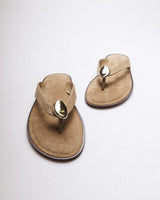 Wren Slide — Gold Hardware Detail at Toe-Loop