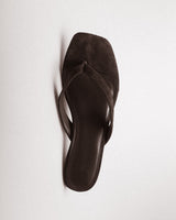 Odile Kitten Heel — Top View, Square Toe
