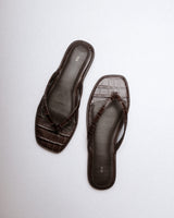 Elsa Slide — Top View, Square Toe