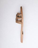 Dine Studded Slide — Gold Stud Detail