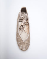Cora Ballet Flat — Side Profile, Pointed Toe
