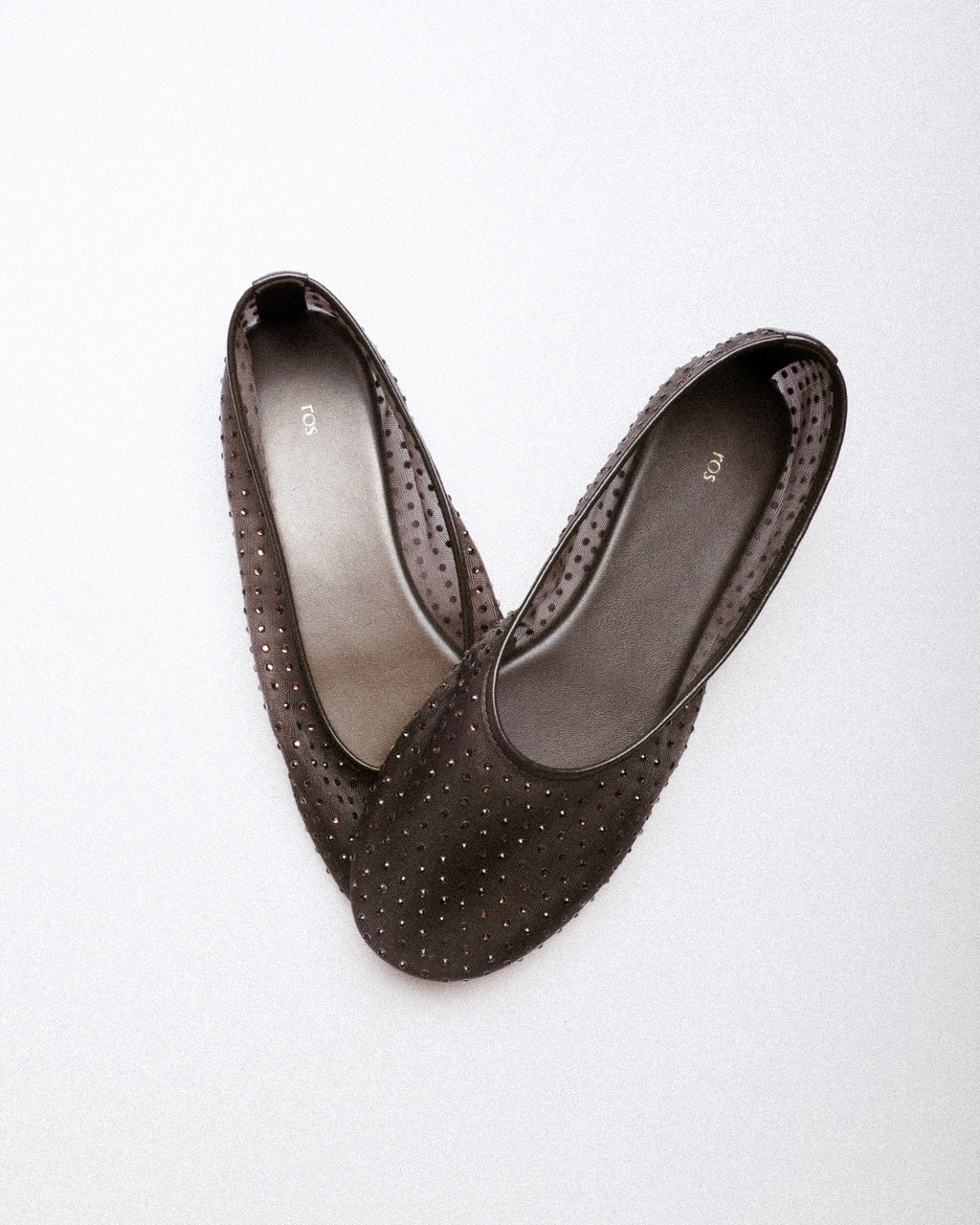 Dora Ballet Flat — Crystal Detail Close-Up