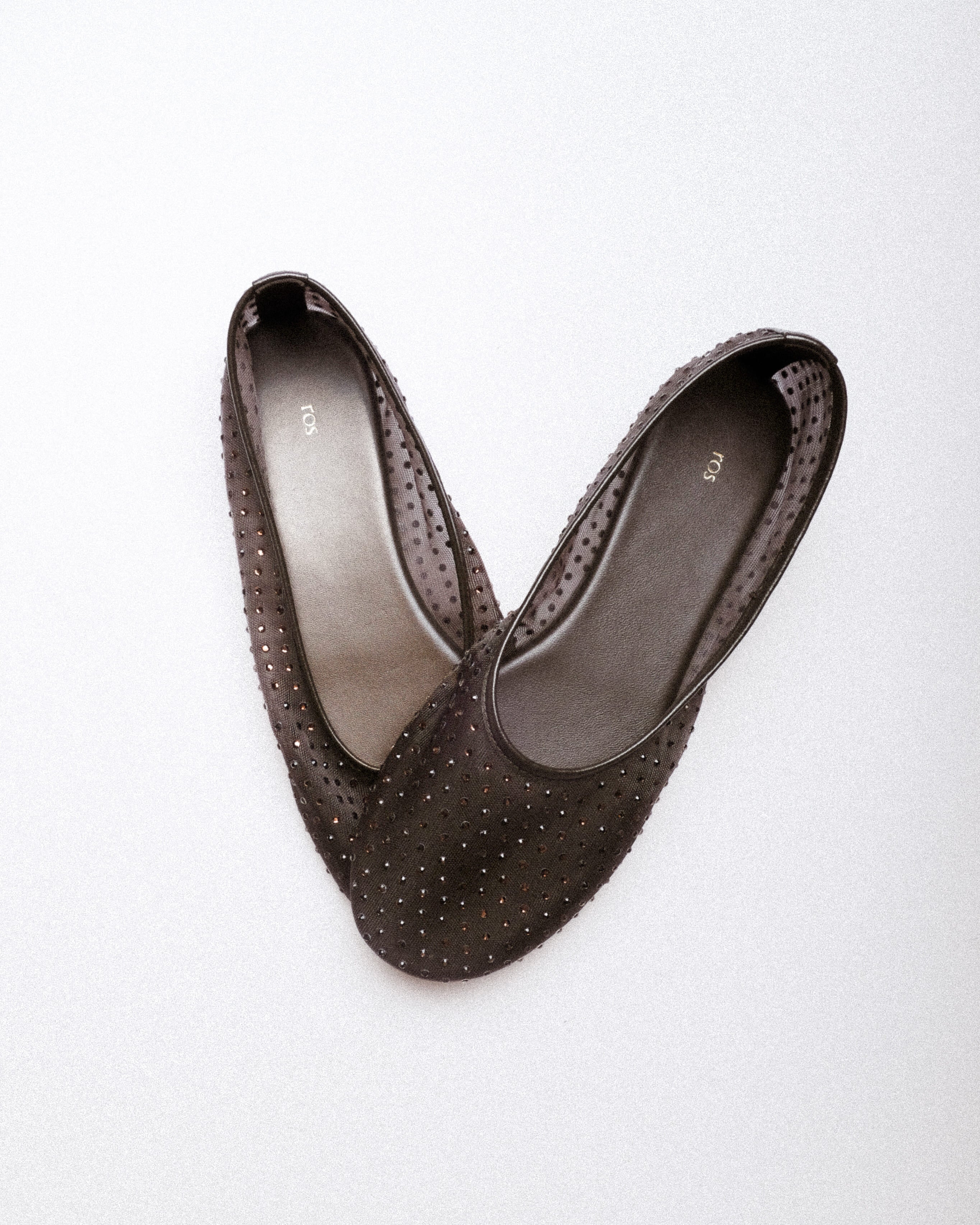 Dora Ballet Flat — Crystal Detail Close-Up