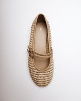 Mara Mary-Jane — Top View, Woven Texture