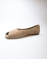 Hana Ballet Flat — Square Toe Detail